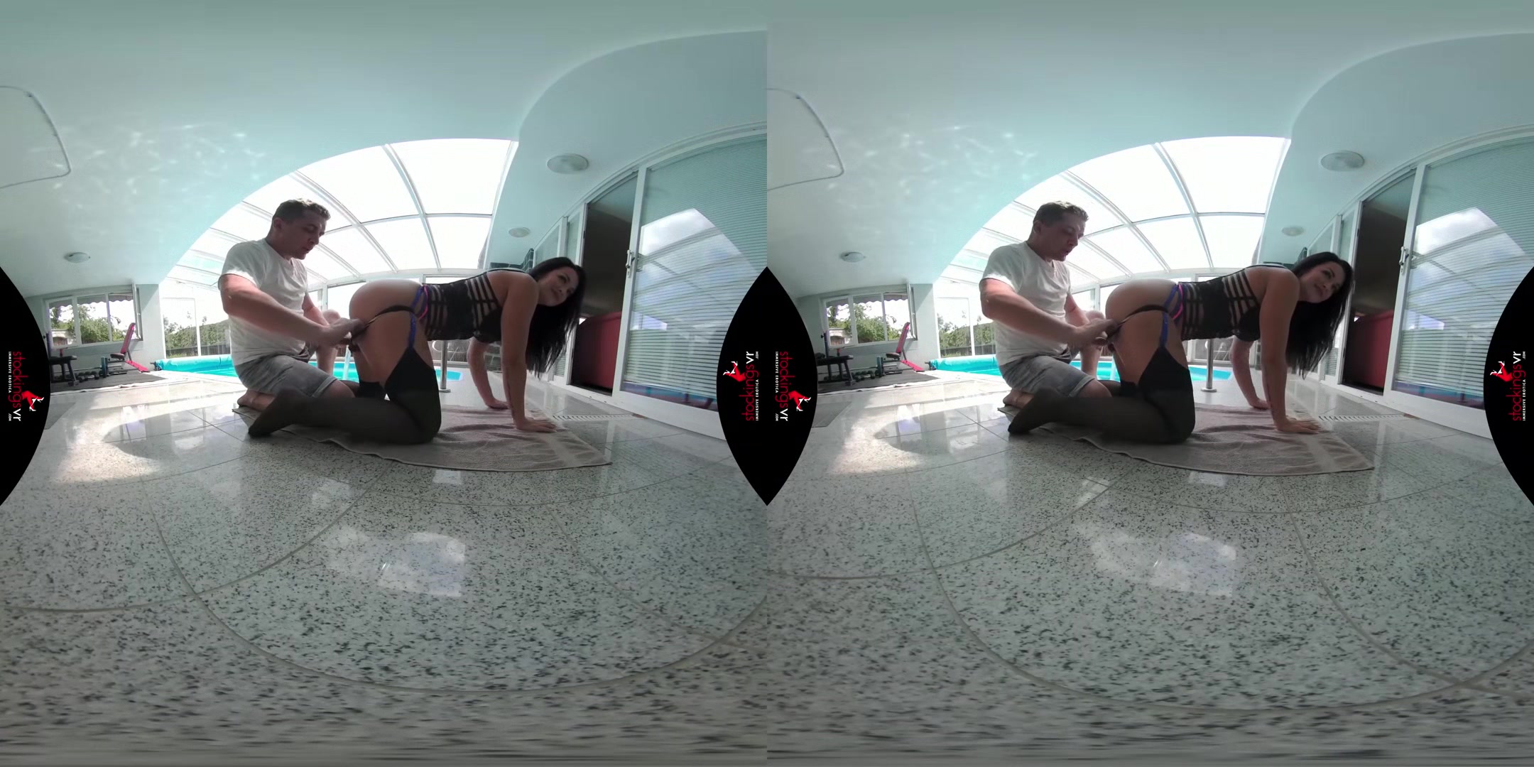 Pool boy panty seduction starring Zuzu Sweet