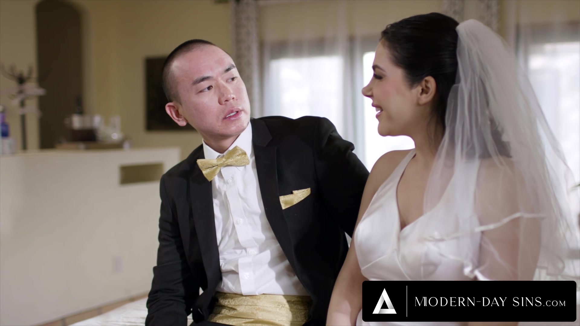 MODERN-DAY SINS - Groomsman ASSFUCKS Italian Bride Valentina Nappi On Wedding Day! REMOTE BUTT PLUG