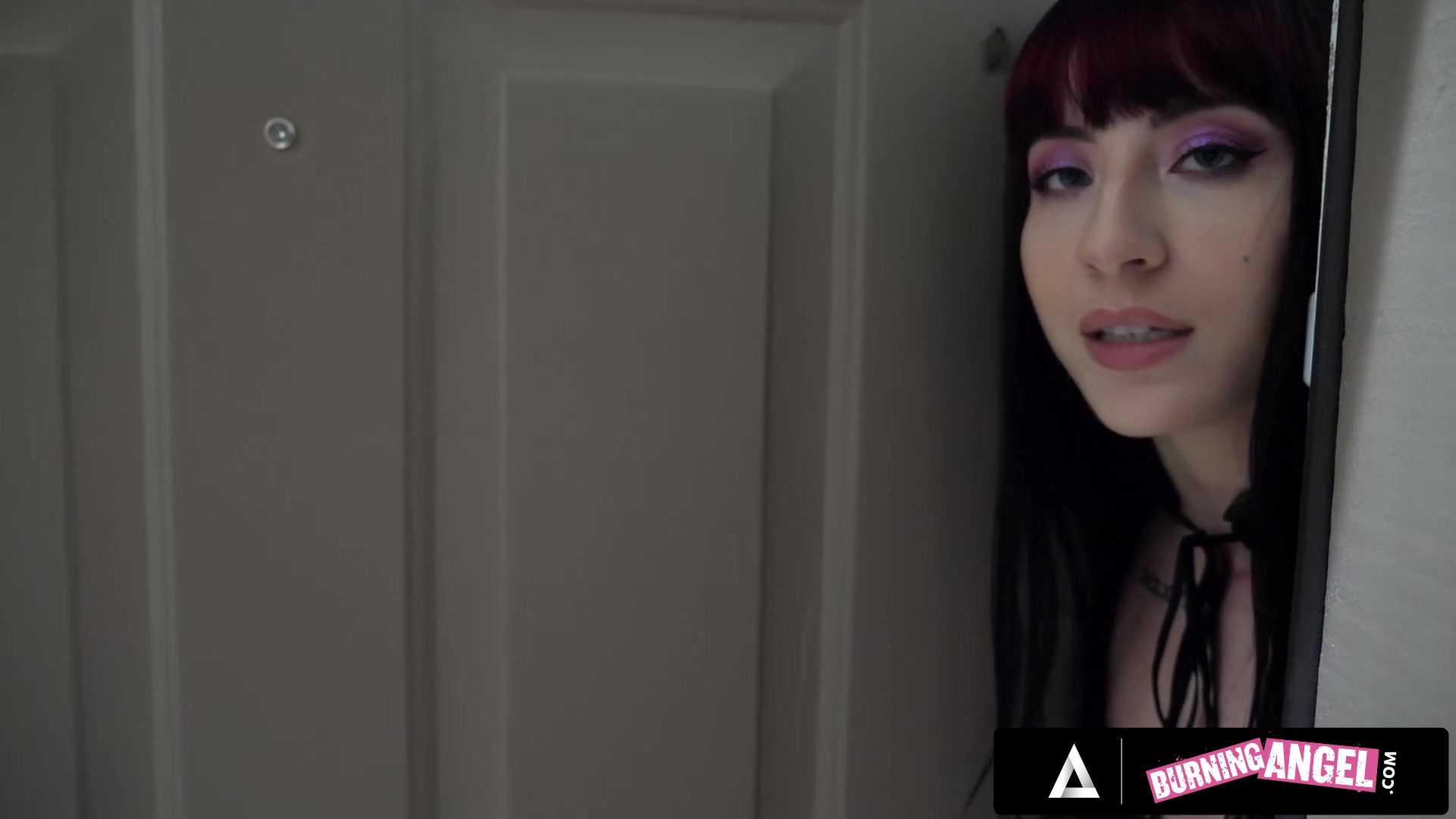 BURNING ANGEL - Dominatrix Mistress Charlotte Sartre Dirty Assfucks Him With A Strapon