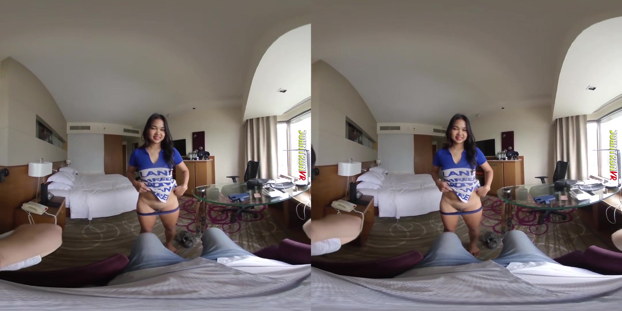 Cute Thai Lady With Hangtits And Cute Face Gets Cramped On First Date