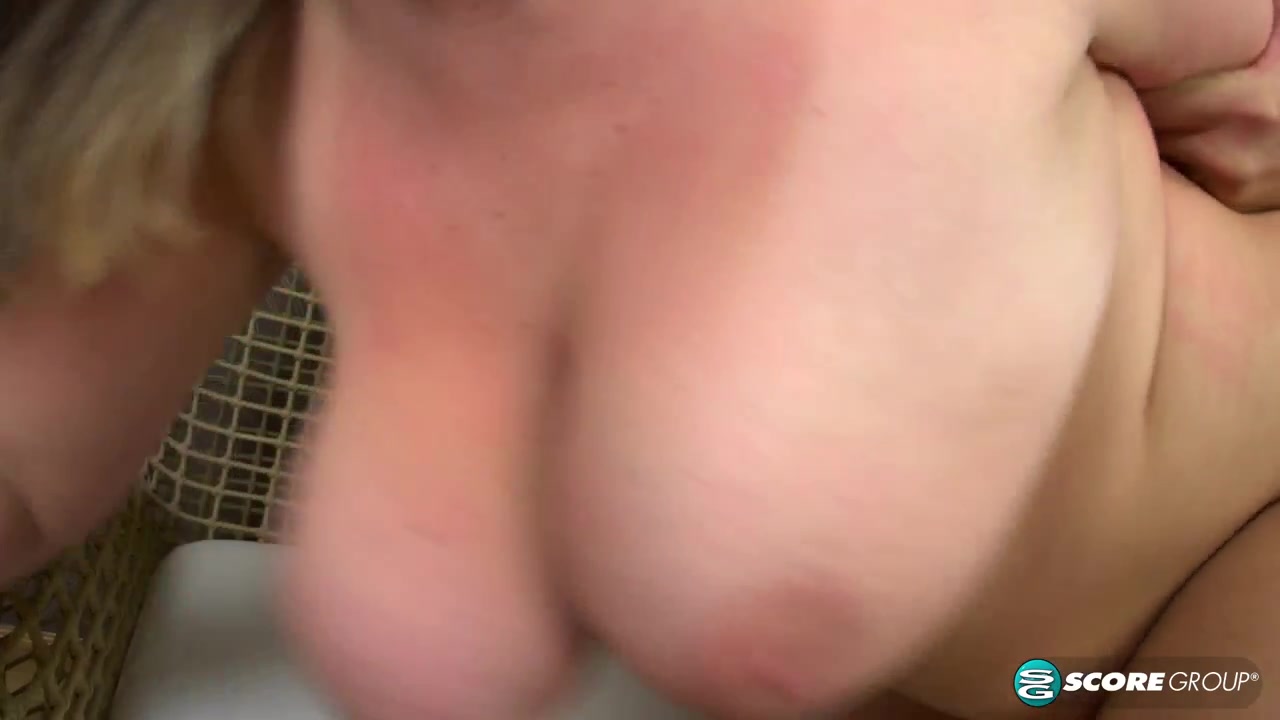 Maggie's busty cock worshipping