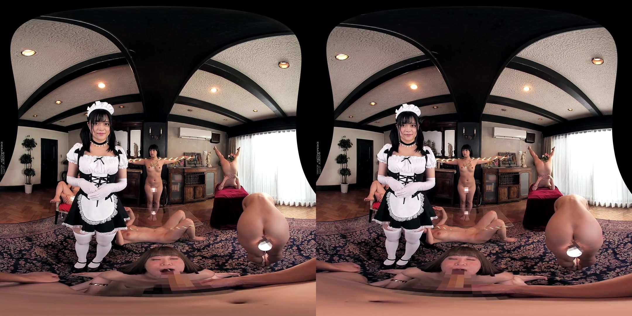 Human Furniture VR Experience - JAV Harem - SexLikeReal