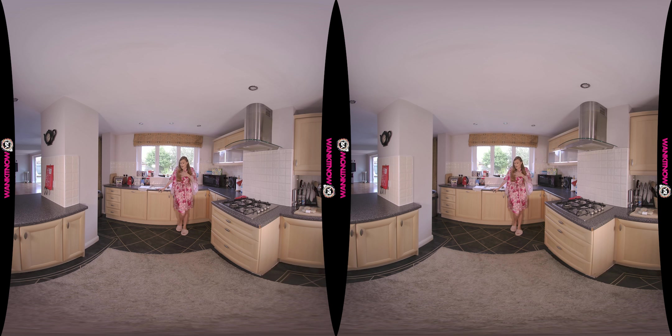 Kitchen Tease featuring Honour May - WankitNowVR