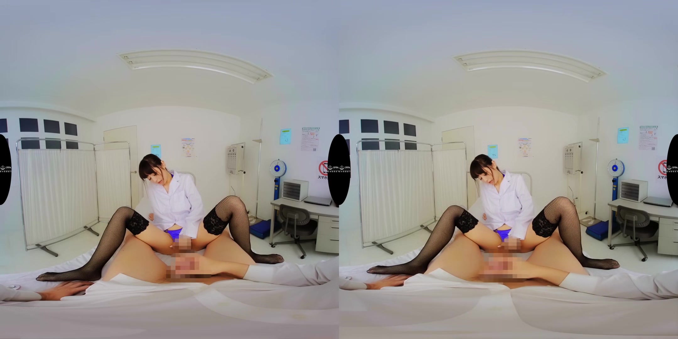 Instant-Fucking Nymphoniac Slut Doctor!; Sexy Japanese Doctor in Purple Lingerie