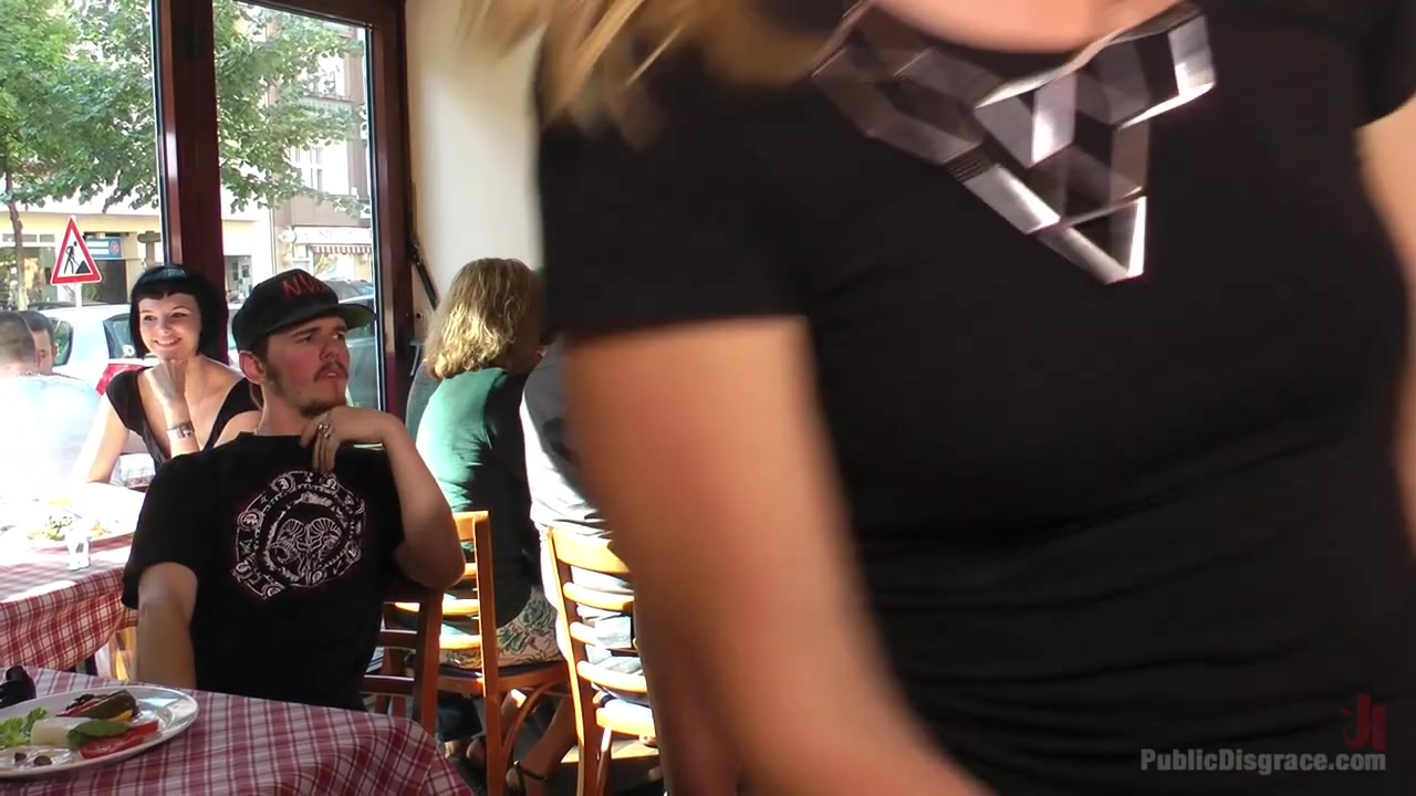 Party Girl Gets Pasta With A Side Of Balls In Her Mouth - PublicDisgrace