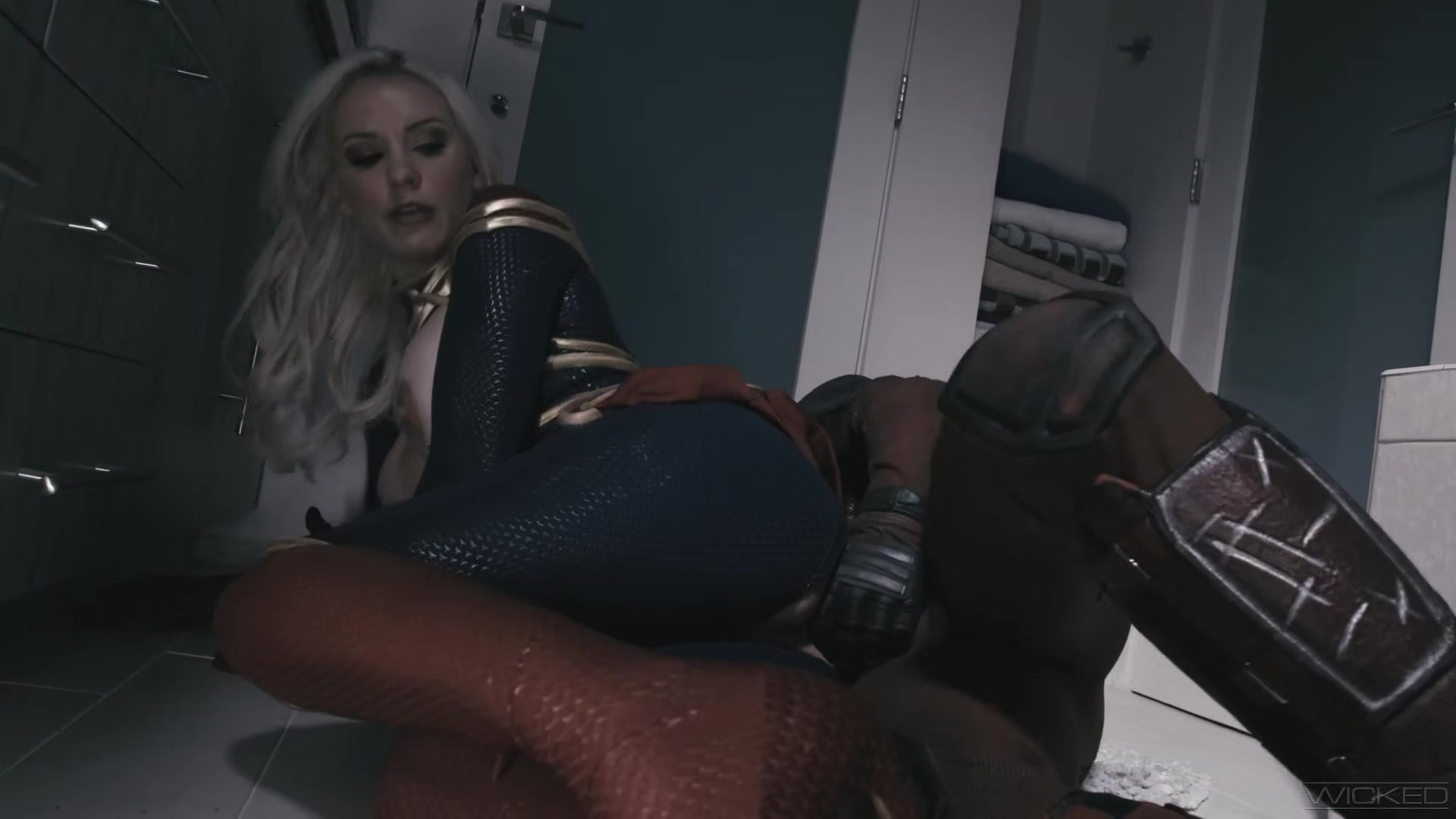 Wicked - Deadpool Fucks Captain Marvel Hard FULL SCENE