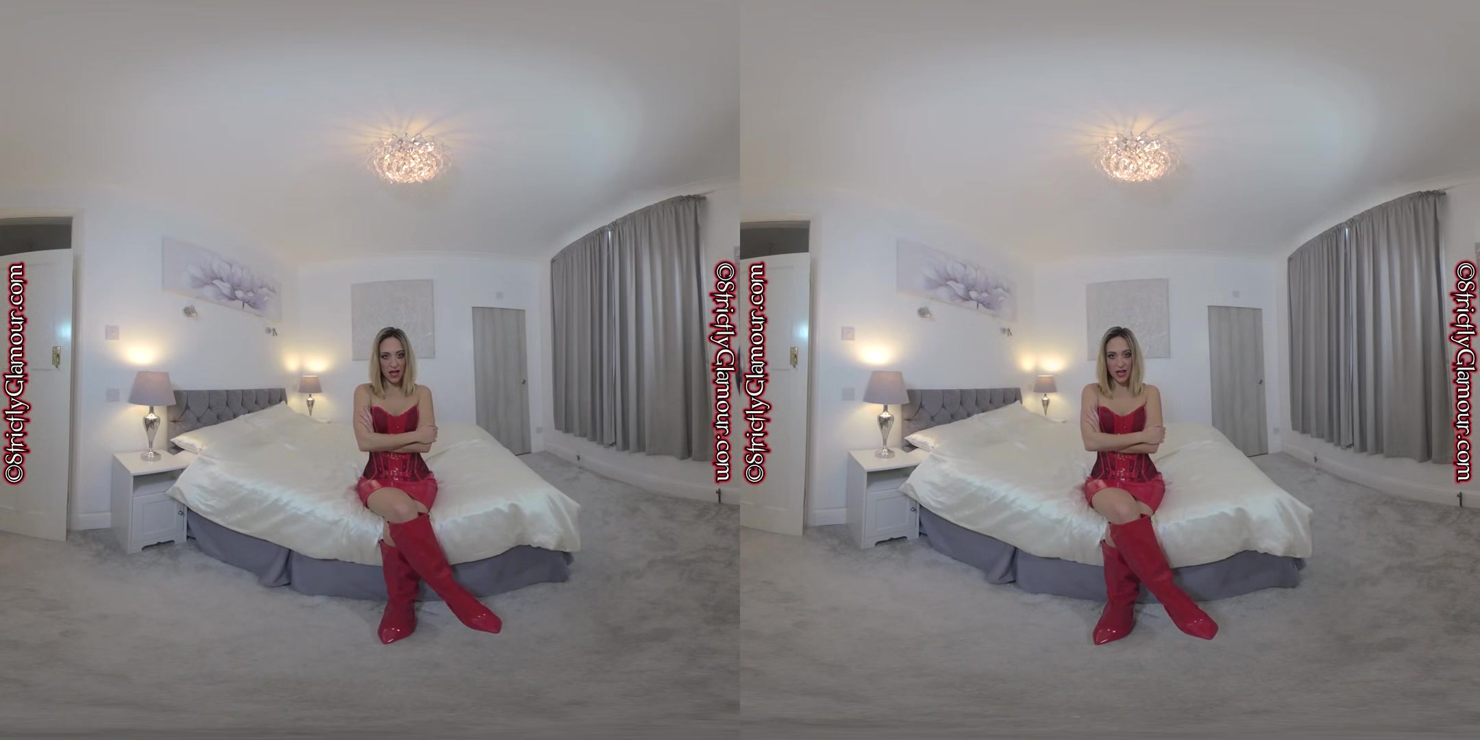 Losers Humiliation - Blonde Lingerie Leather Femdom Sexy