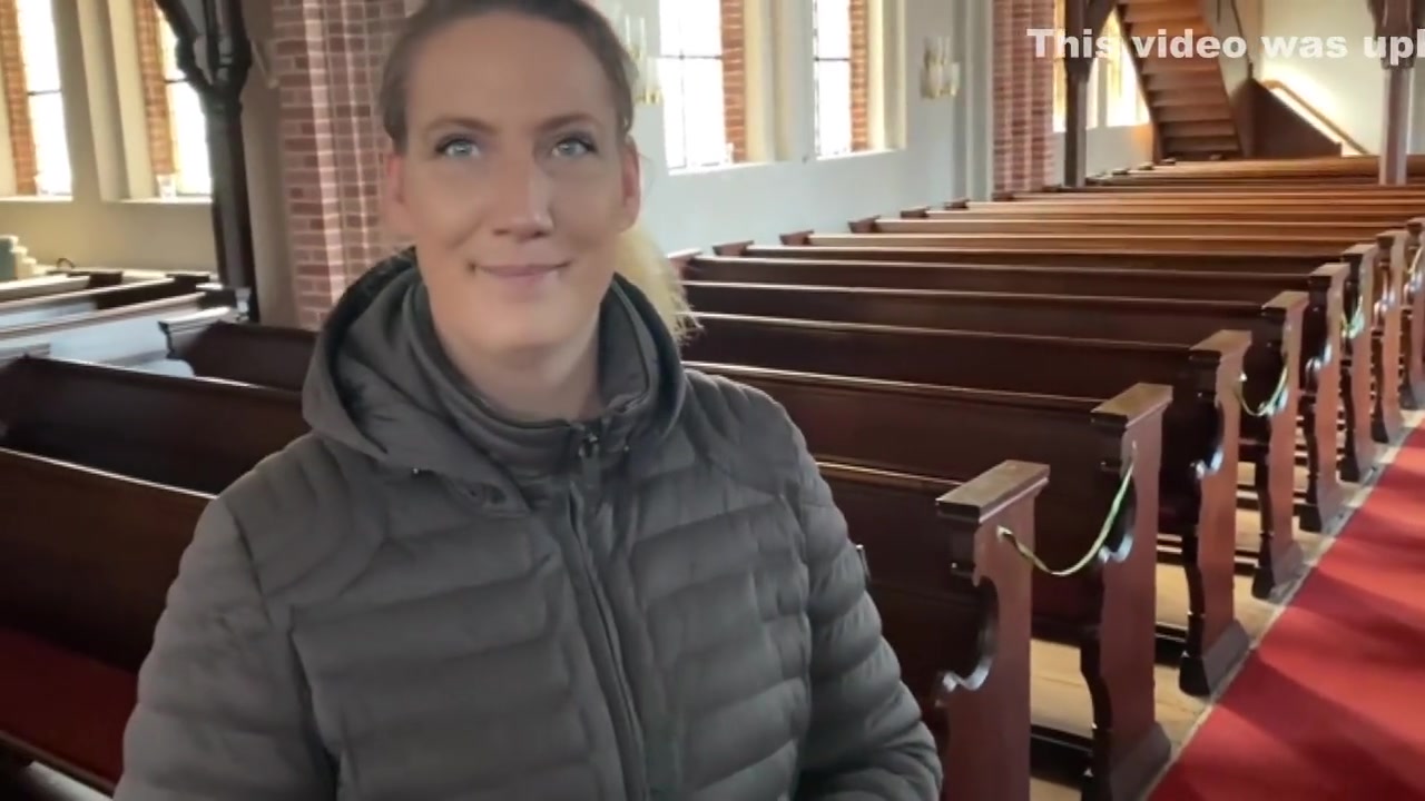 Horny Blonde In Acolyte Fucks Milf In The Church! Receive The Blessed Sperm!