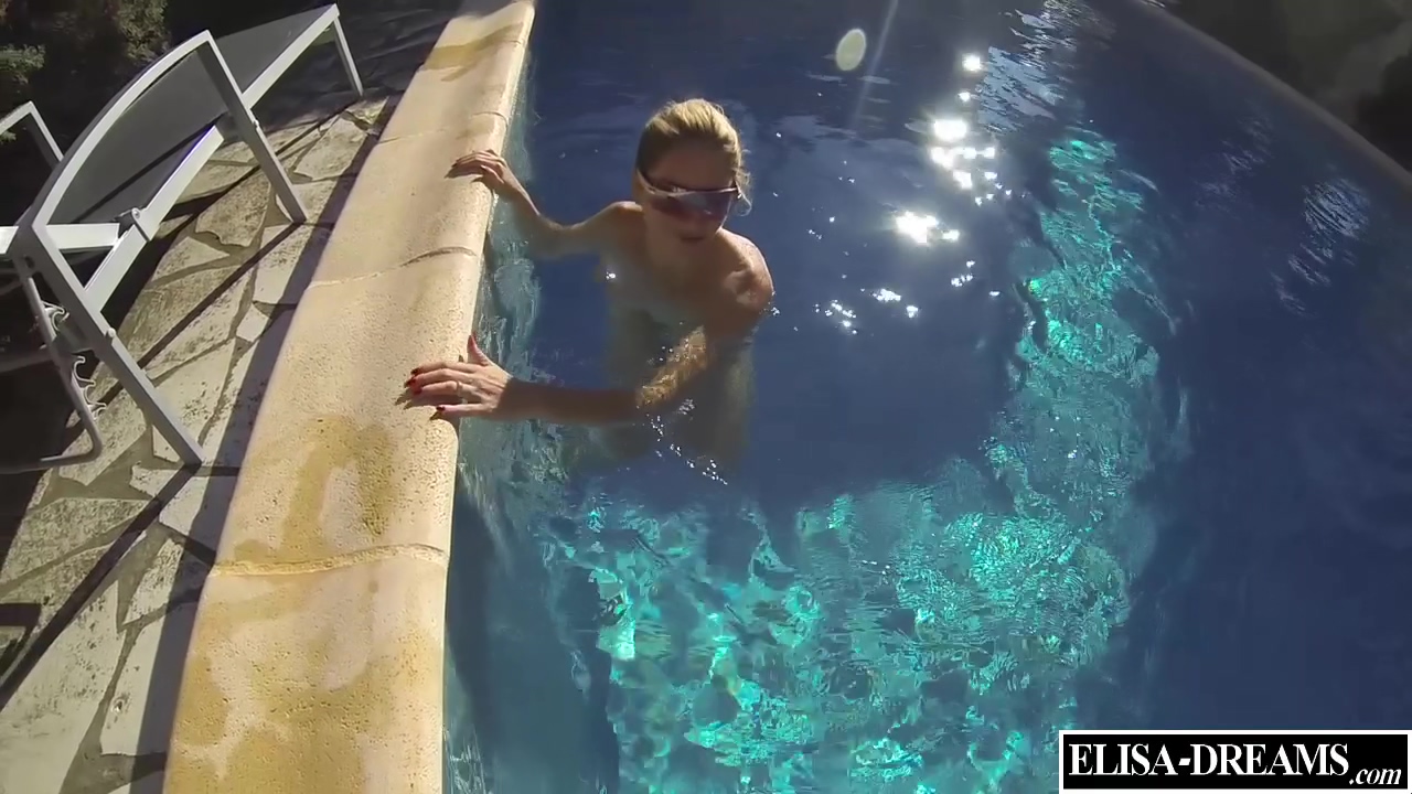 Naked And Fucked In A Pool In Front Of A With Elysa Exhib