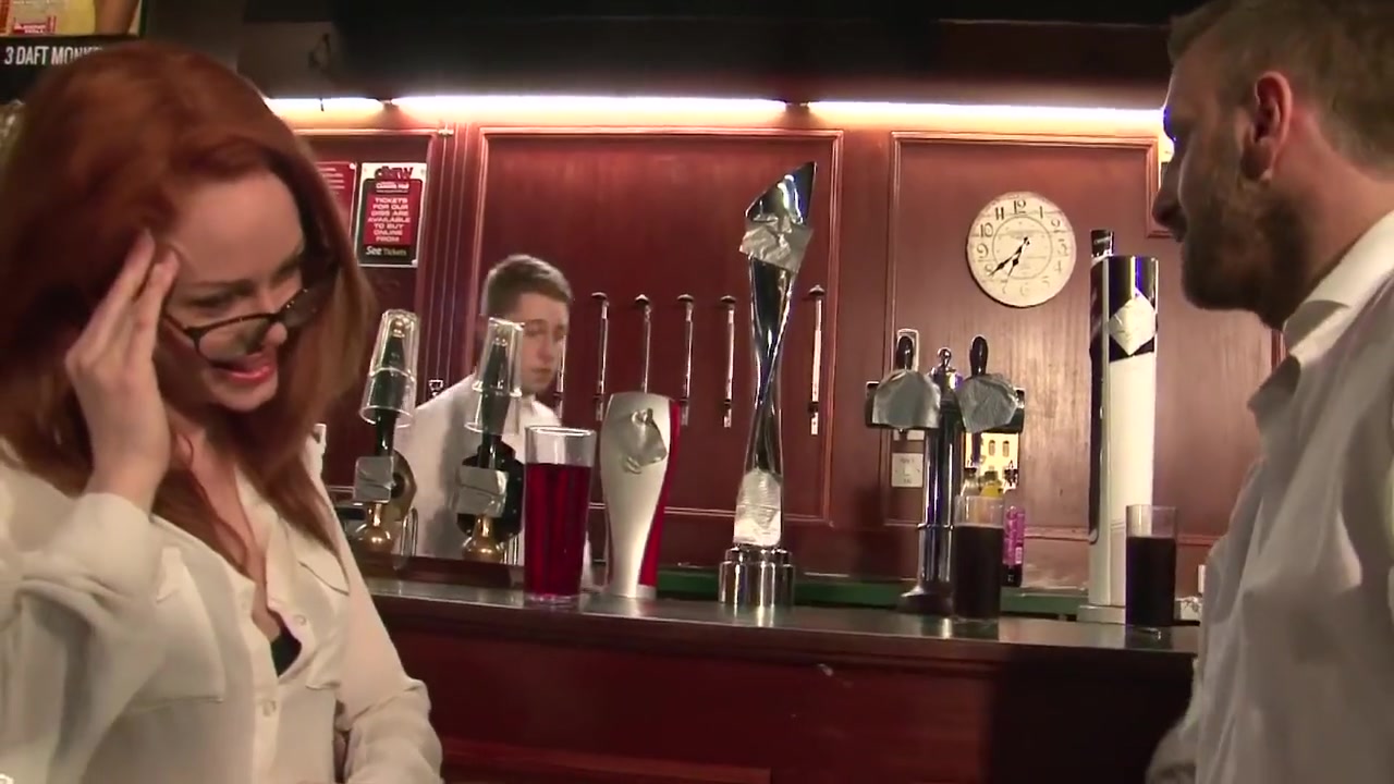 Ella Hughes, Ella Gorgeous And Pascal White - Gorgeous Pounded Hard By In The Bar
