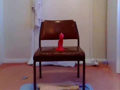 Amateur puffy cd dildoing jerking off