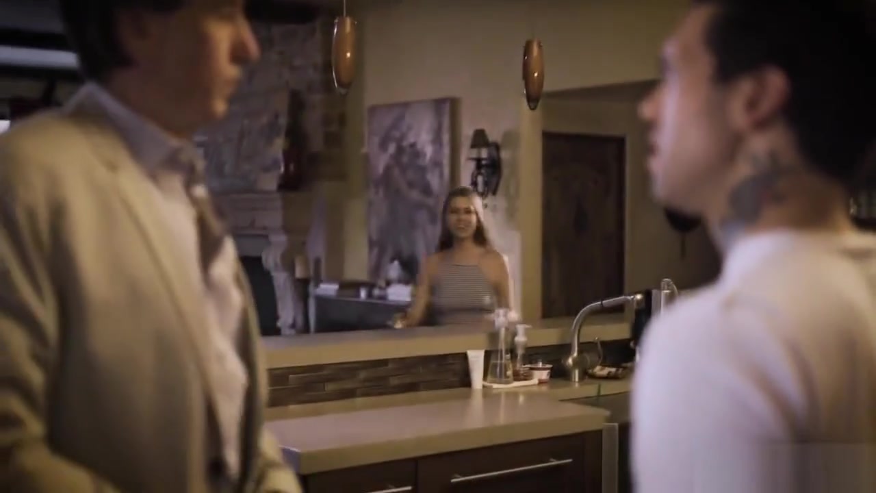 Step brother discovers that stepsister is fucking his Step dad