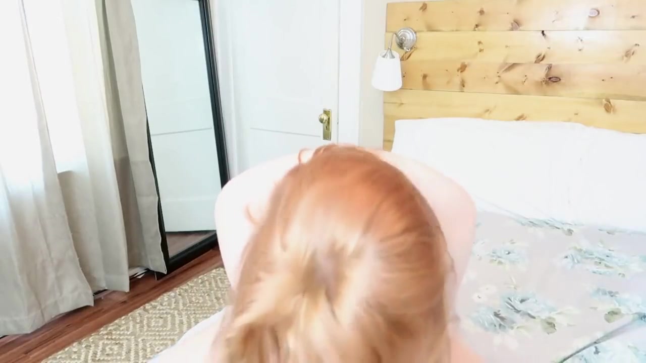 Redhead Riding Hitachi