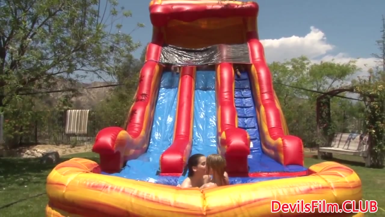 Lesbian beauties toying eachother pussies