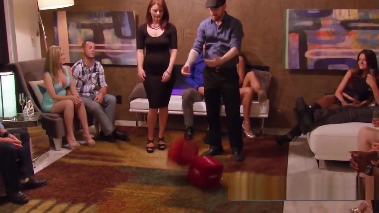 Gingers play the lusty dice game with other horny swingers