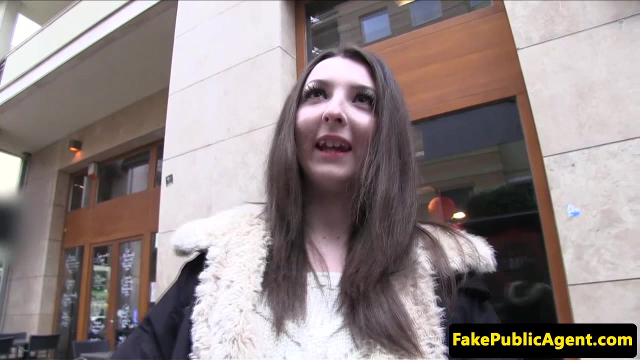 Pickedup teen 18+ beauty takes cum in mouth