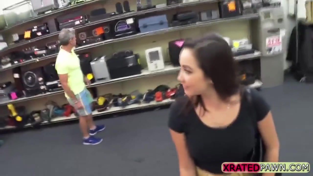 Hardcore Sex With A Hottie Boobsy teen 18+ In The Shop