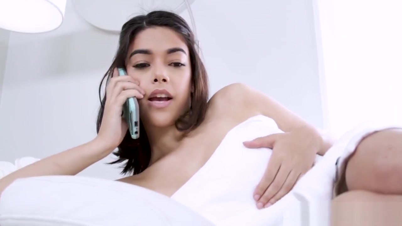 Skinny stepsister teen 18+ rough fucked by a spying stepbro