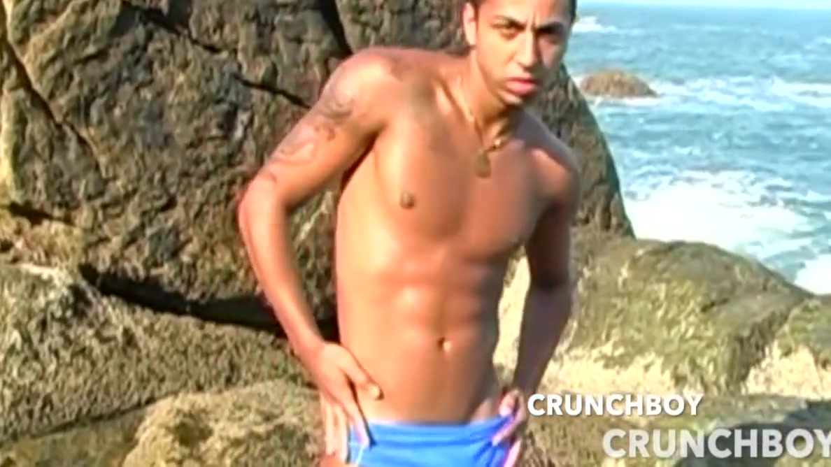 Two Sexy Latino Boys Fucking Bareback In The Public Beach For Fun Exhib