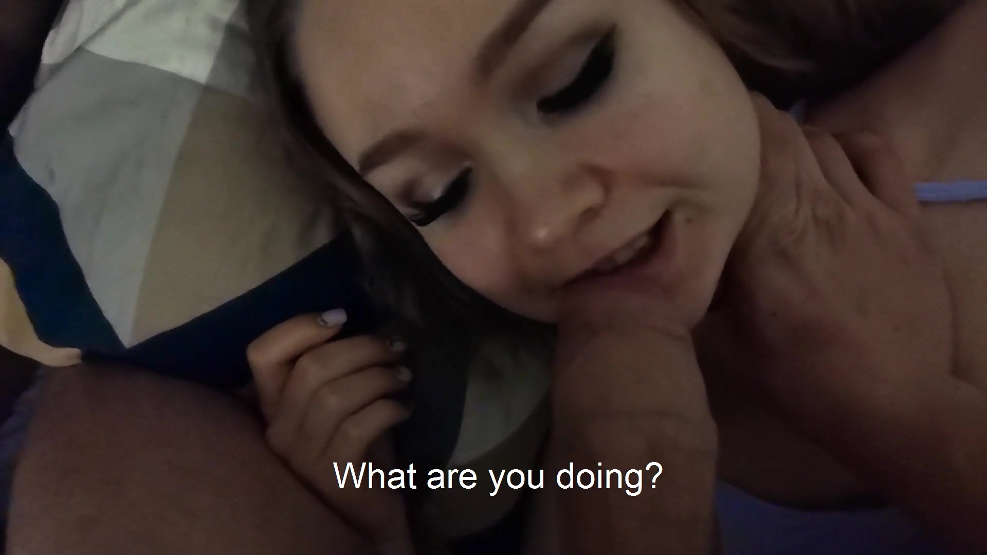 Cutie Got Hard Facefuck And Rough Sex Stepbrother With Cum On Ass After Waking Up - Sex Movies Featuring Lana Red
