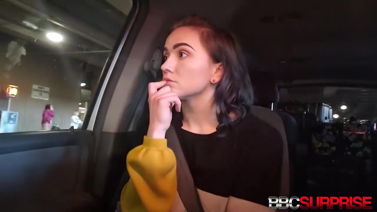 Pierced Brunette Gisele Wrecked By Black Cock!