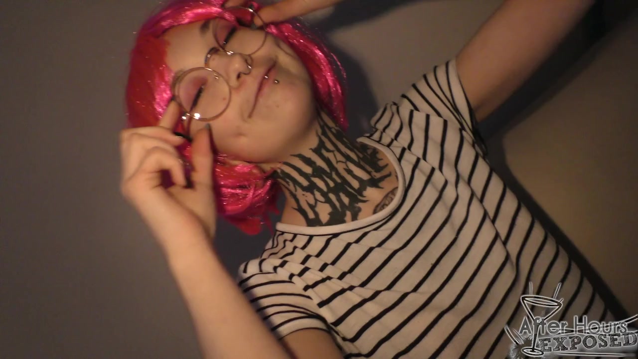 Newly 19yo Andy teen 18+ Snow Day Suck And Fuck Wig Nerd Glasses