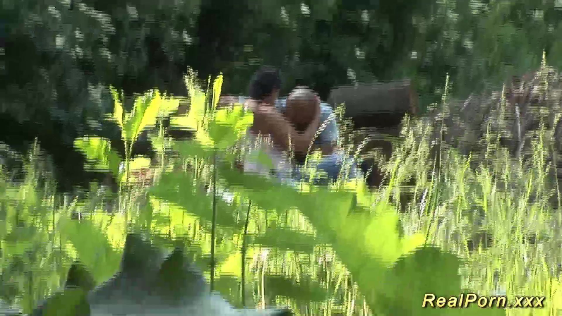 chubby babe gets wild fucked in the forest