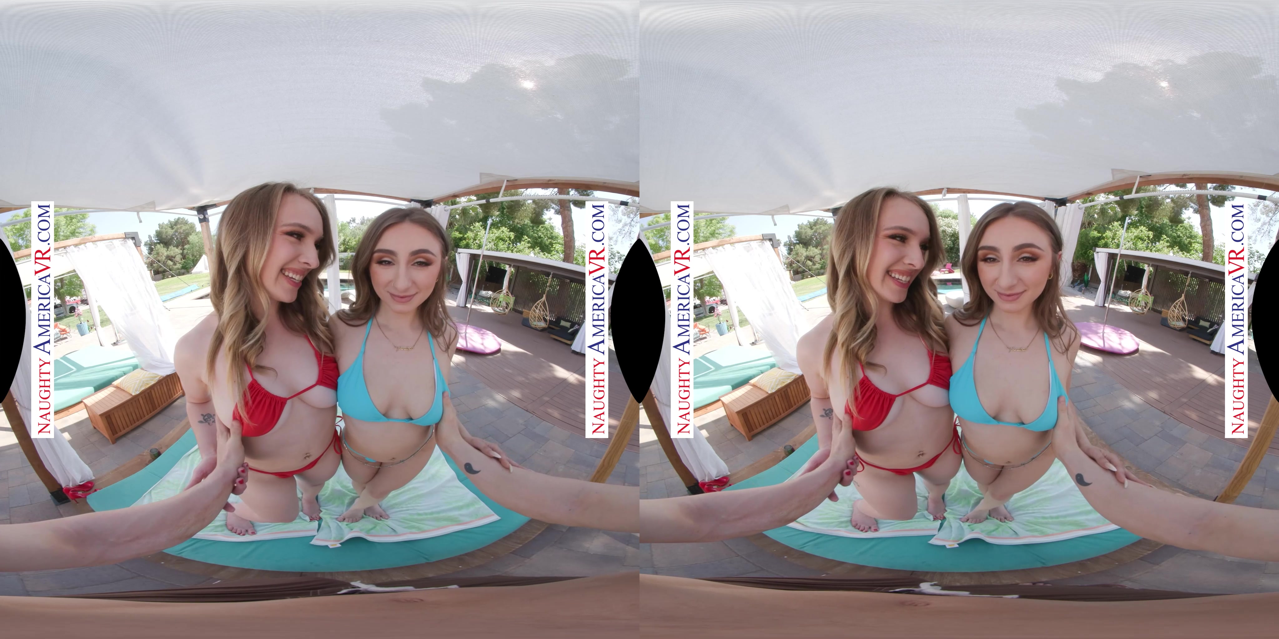 Summer fucking by the pool with Penelope Kay & Sonny McKinley