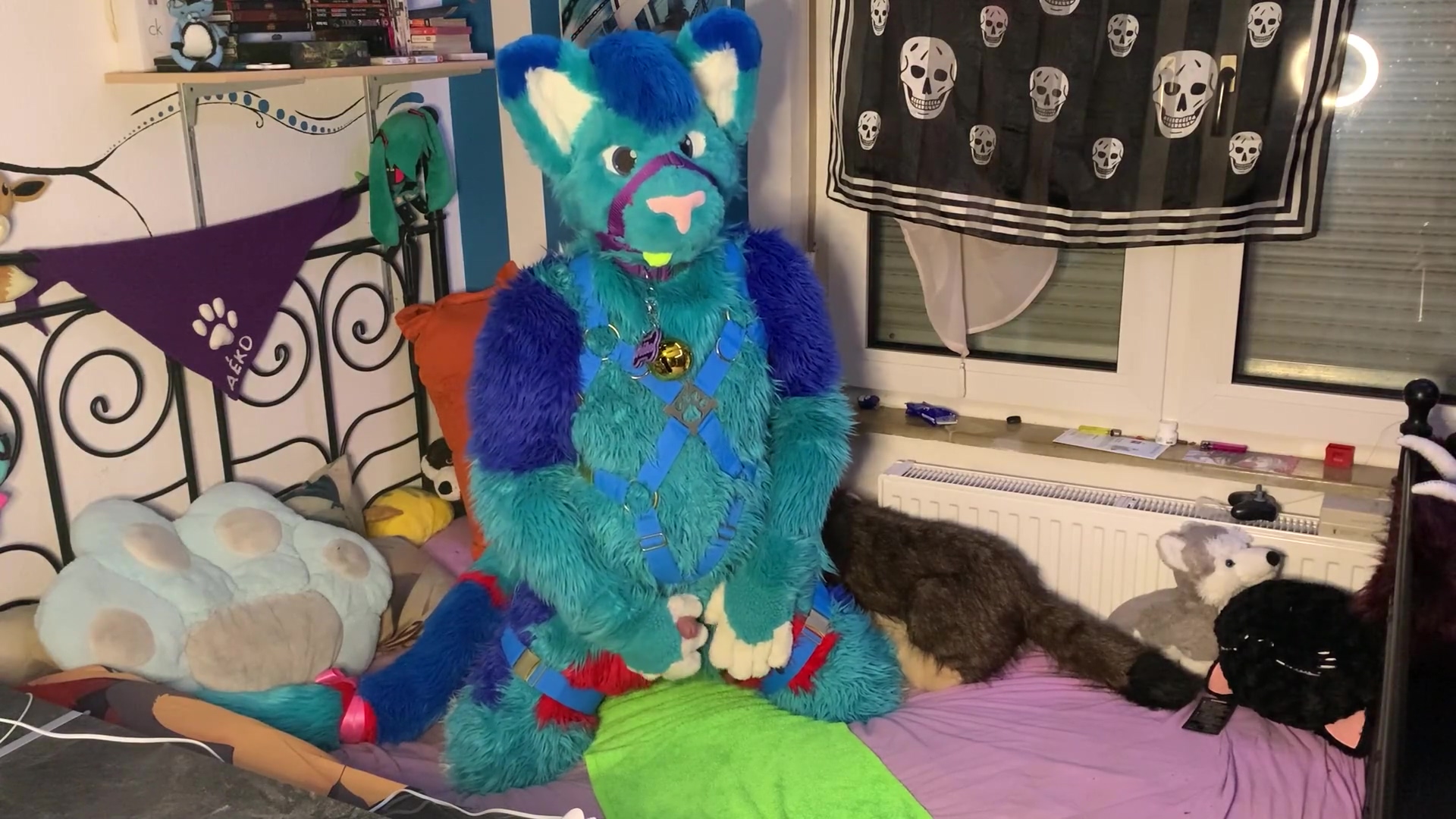 Aeko Teasing Pawing And Cumming
