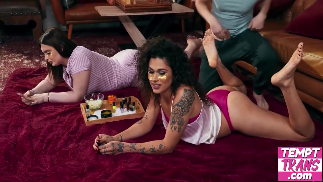 Sage Roux And Alisia Rae - Sexy Trans Queen Tight Hole Feels So Good With Creampie Inside