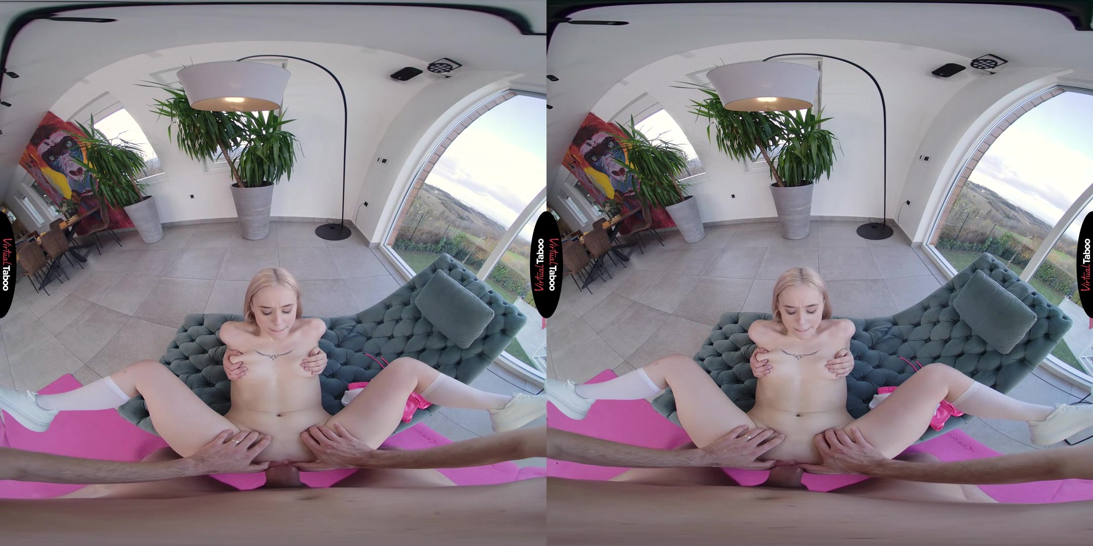 Molly Cute VR Porn: Getting Fit With Stepdaddy - VirtualTaboo