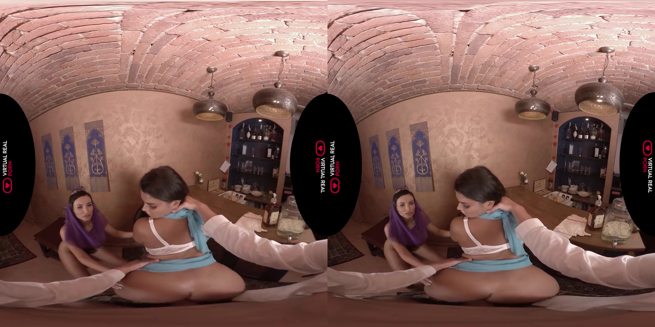 Alyssia Kent & Chloe Lamour in Two Genies, Three Wishes - VirtualRealPorn