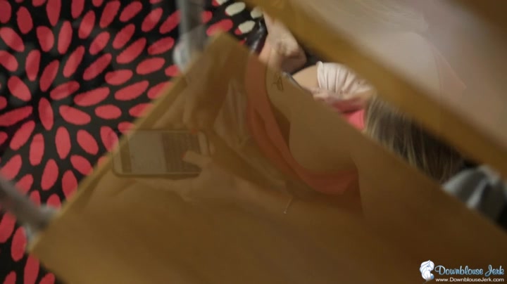 Chloe Toy in Texting Tits - DownblouseJerk