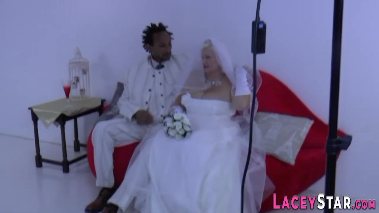 Busty granny tit fucking black dick