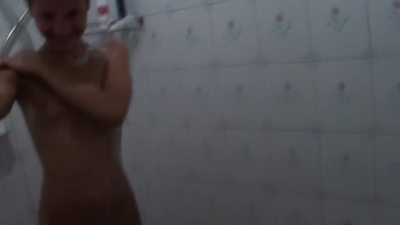 Babes are playing after shower