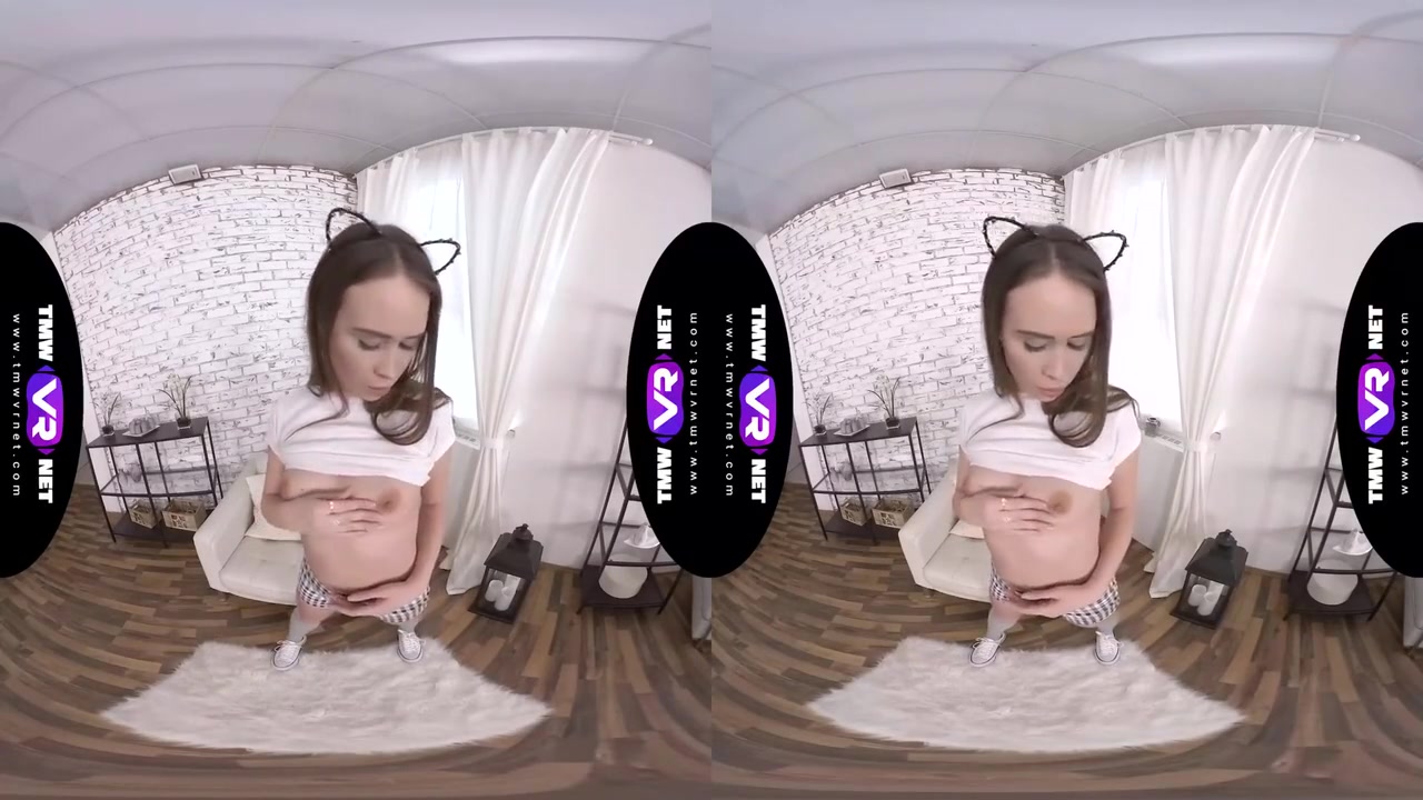 Cat Ears On Head, Fingers On Clit - Jenny Cat And Jenny Fer