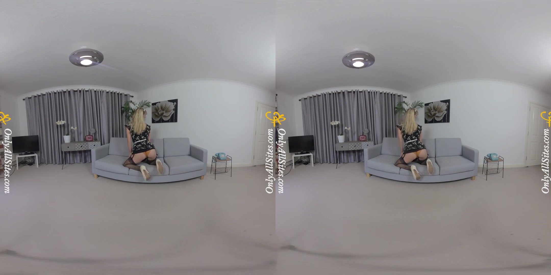 Pippa Doll - Sexy Stockings; Cute Blonde Solo Striptease