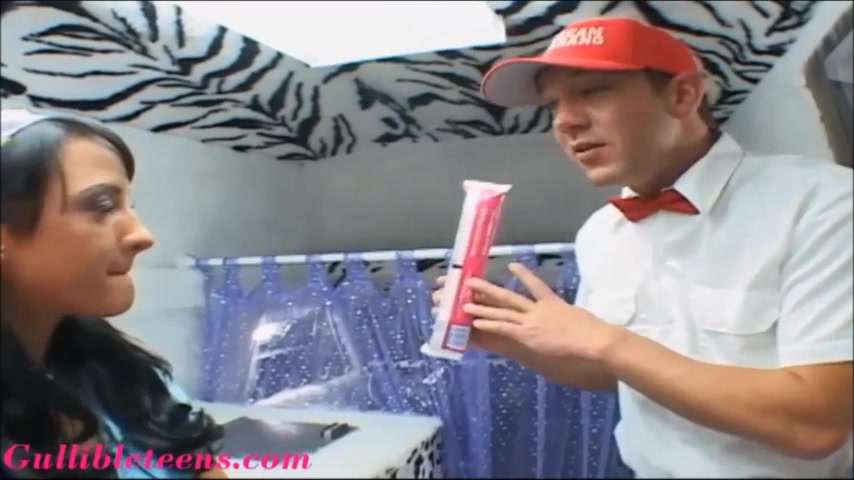 icecream truck finally 18 gets first big cock and cum