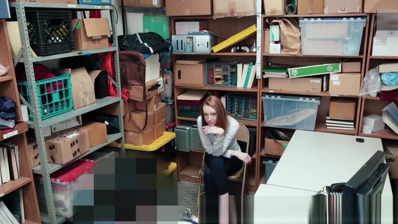 Ginger teen 18+ shoplifter