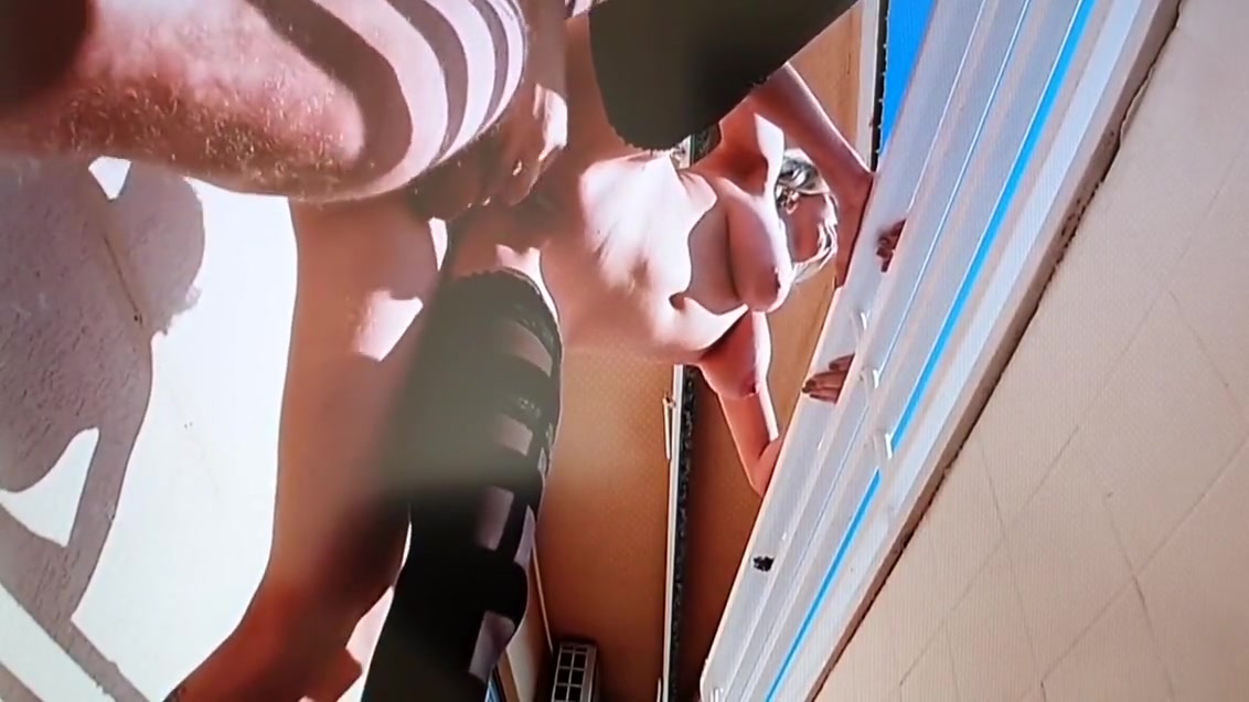 Busty Nice Milf Gets Dick On Balcony