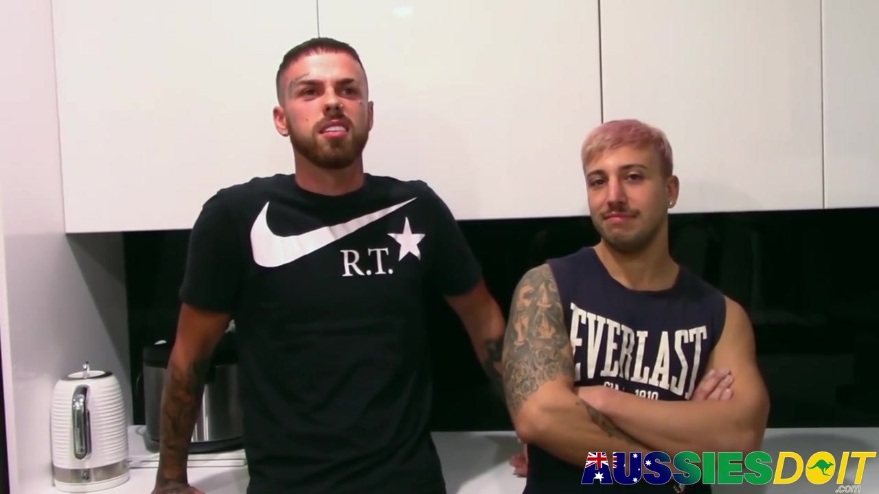 Inked Gay Plowed After Cock Sucking