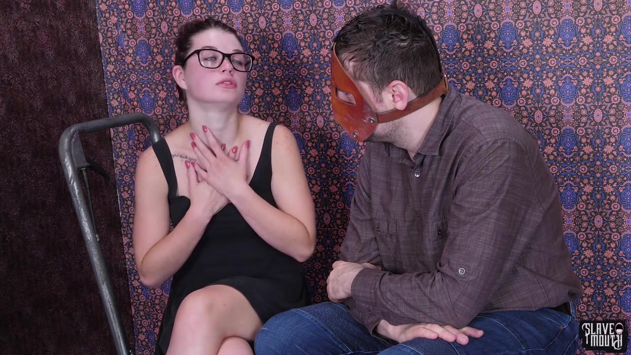 Submissive beauty rimming her masters asshole