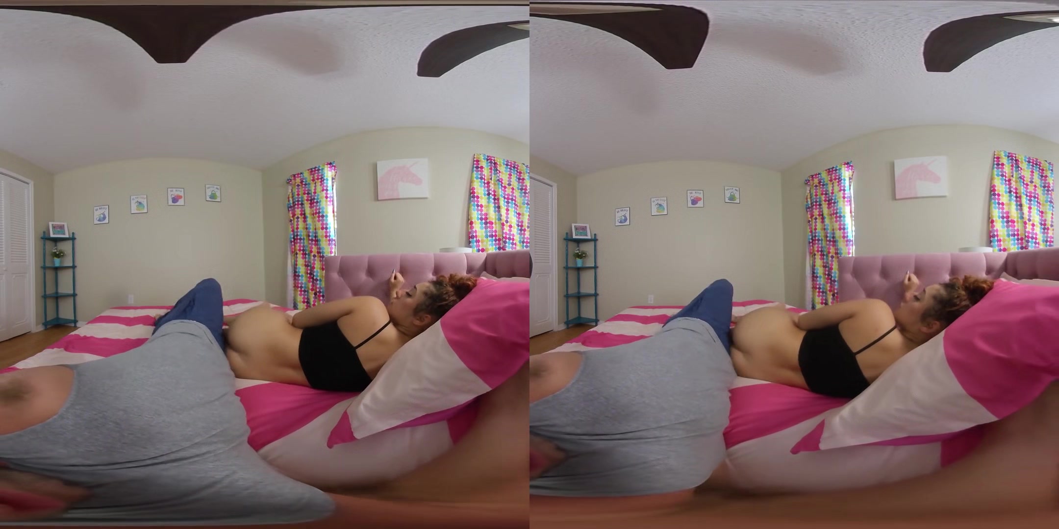 Stepsis Shares Bedroom - Taboo VR Porn with Cute and Sexy Babe Kira Perez