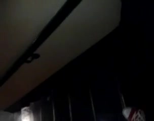 Blowjob in a stairwell