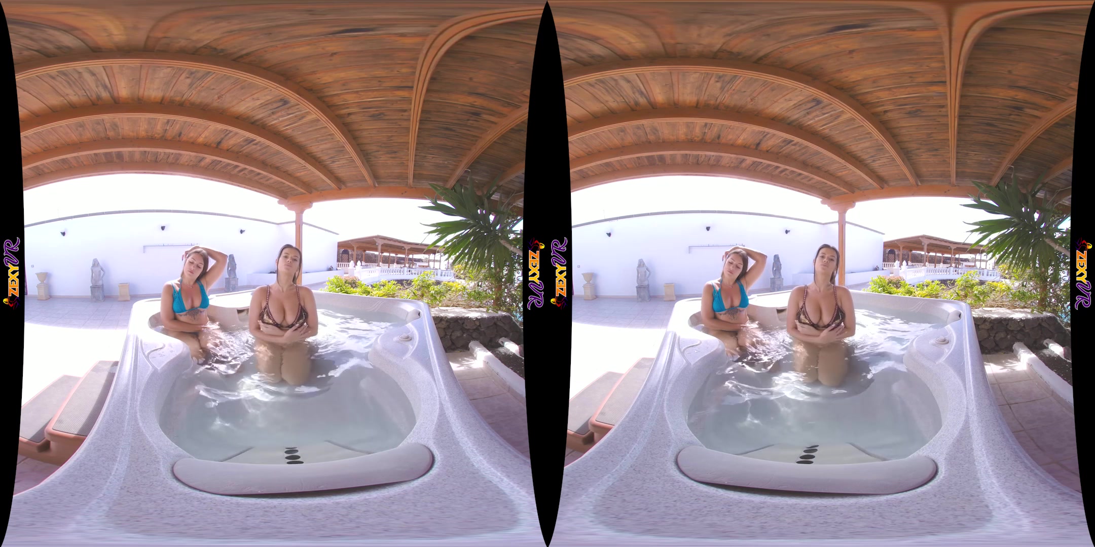 Hot Tub Beauties featuring Amelia B, Jane - ZexyVR