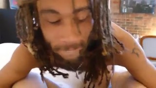 jamaican is fucked by 2 directors for a promotion
