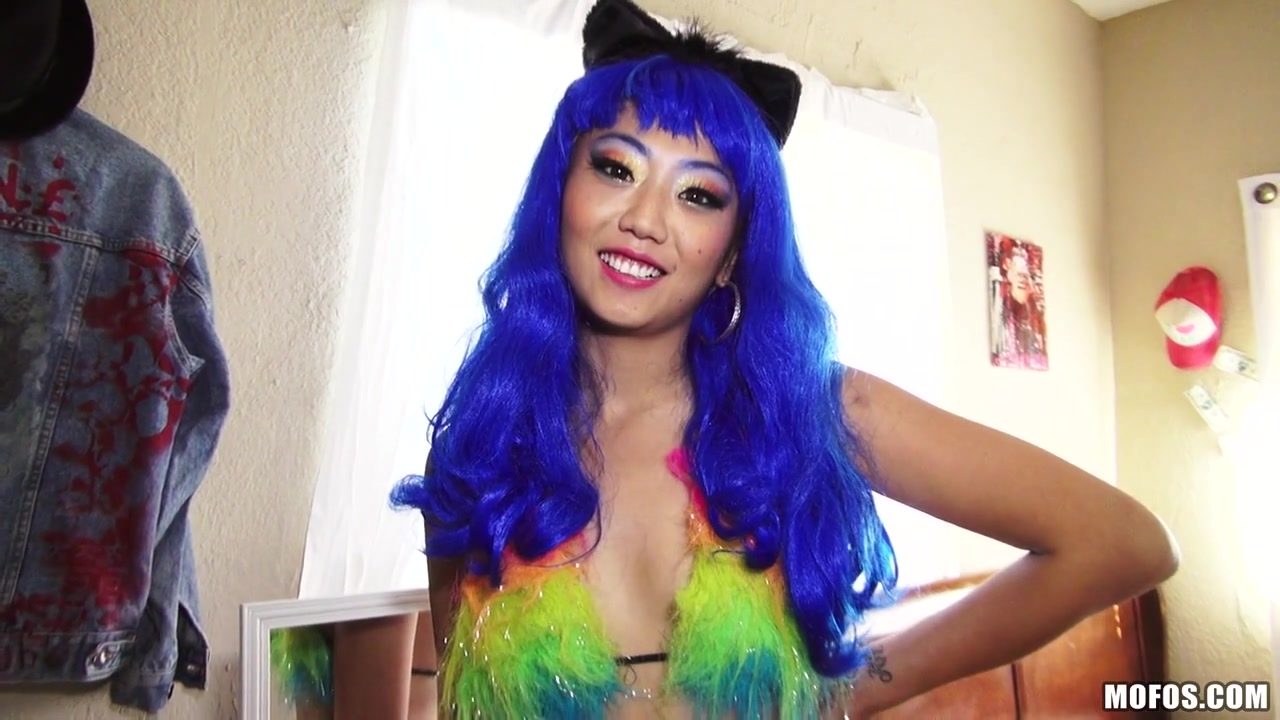 Miko Dai in Asian Girl Gets Undressed - PervsOnPatrol
