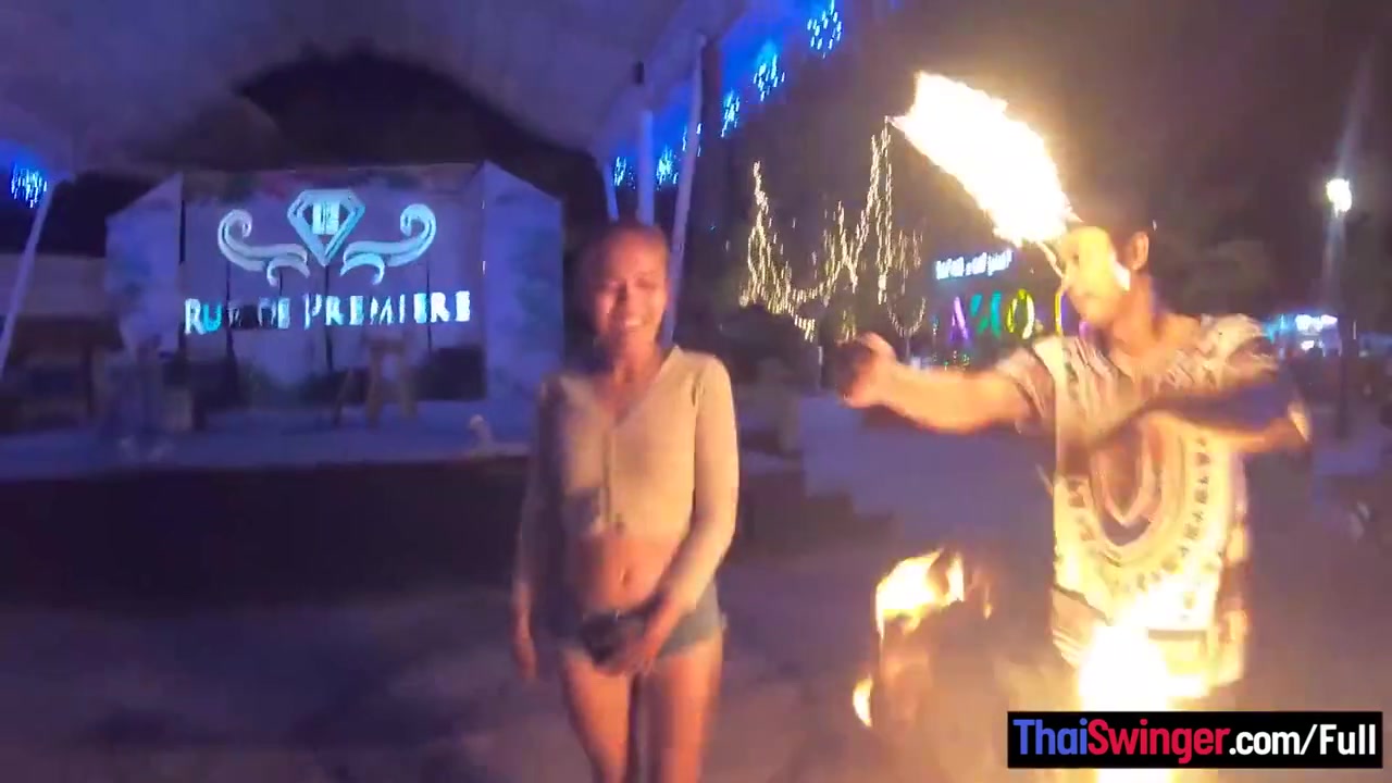 Amateur Couple Watches A Fire Show And Has Hot Sex Once Back In The Hotel