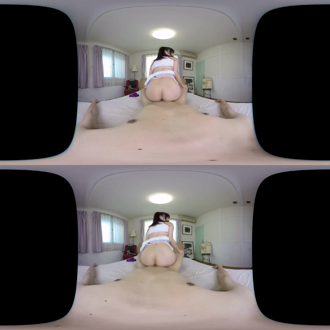 Misato Nonomiya - Big Wet Tits Cheerleader Virtual Creampie Sex - WOW!