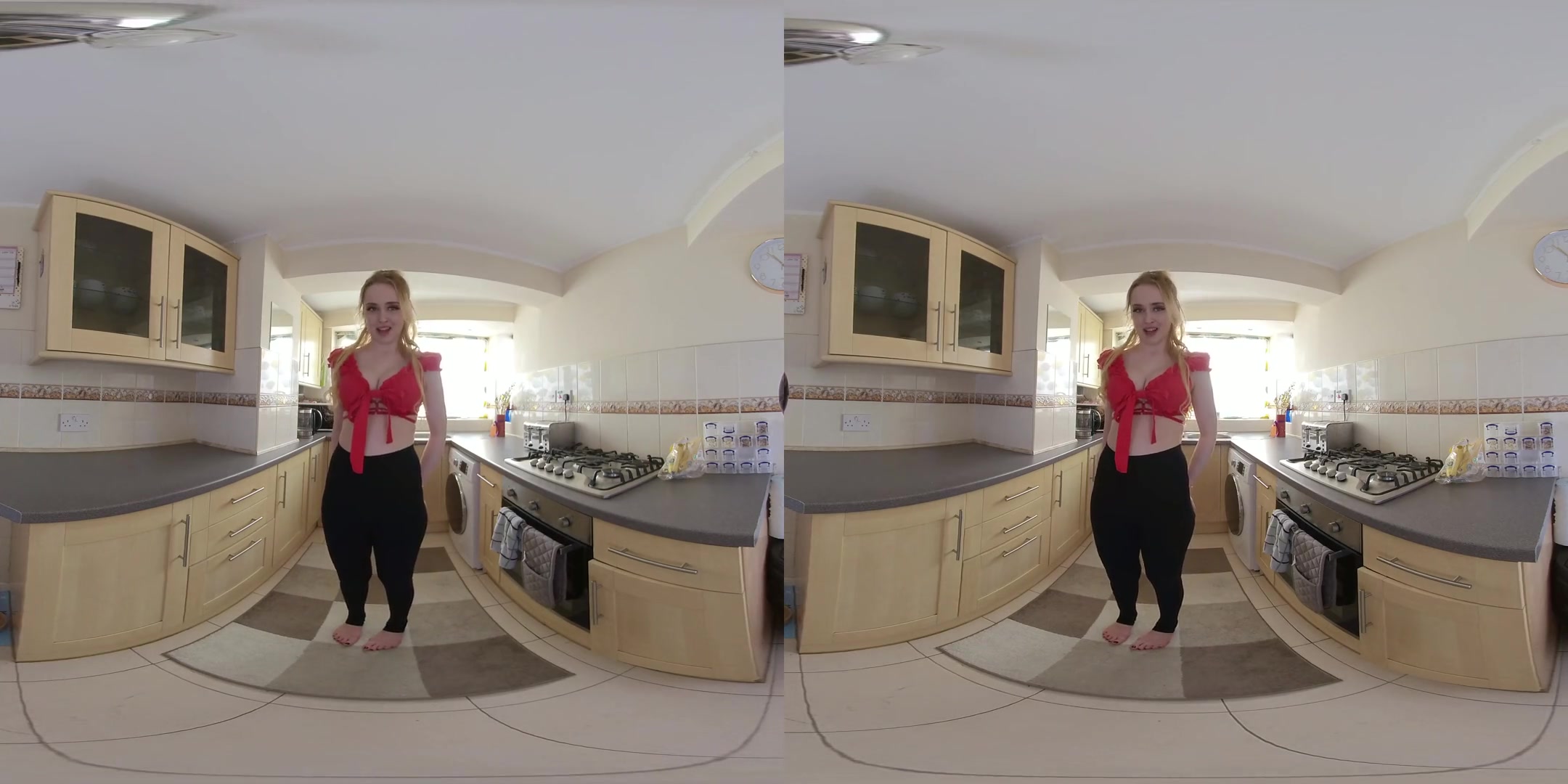 Can't Pay The Rent - Amateur Blonde Blowjob and Stripping